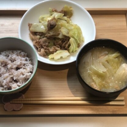 料理素人ですが、朝食に、パパッと作れました！